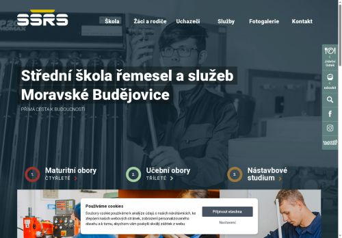 Zobrazit webové stránky Střední škola řemesel a služeb Moravské Budějovice