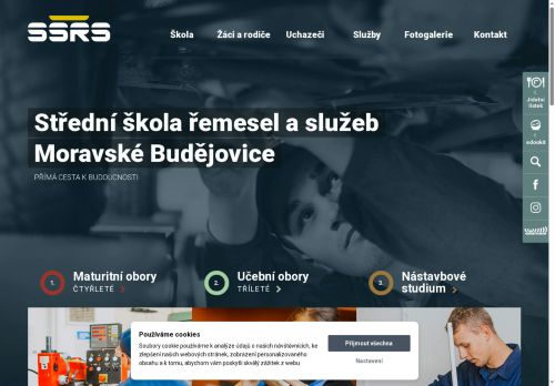 Zobrazit webové stránky Střední škola řemesel a služeb Moravské Budějovice