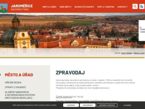 Zpravodaje města Jaroměřice nad Rokytnou