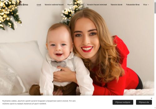 Zobrazit webové stránky Vánoční focení Brno, Vánoční focení