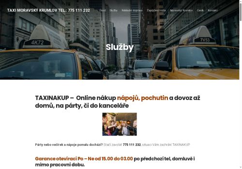 Zobrazit webové stránky Rozvoz alkoholu