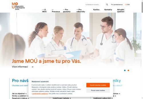 Masarykův onkologický ústav nabízí práci na pozici Lékař / lékařka - Oddělení onkologické patologie v obci Brno