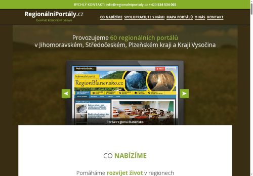 Zobrazit webové stránky Regionální portál města Dobříš a okolí – RegionDobříšsko.cz