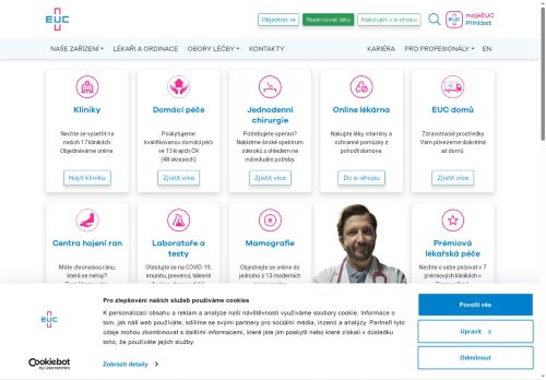 Webové stránky Domácí péče Včelka Praha s.r.o., Brandýs nad Labem-Stará Boleslav