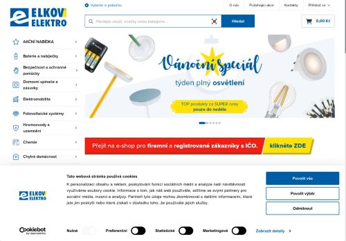 Zobrazit webové stránky ELKOV elektro a.s.