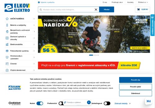 Zobrazit webové stránky ELKOV elektro a.s.