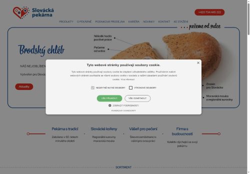 Slovácká pekárna s.r.o. nabízí práci na pozici obsluha strojů na výrobu pečiva, čokolády a cukrovinek v obci Uherský Brod