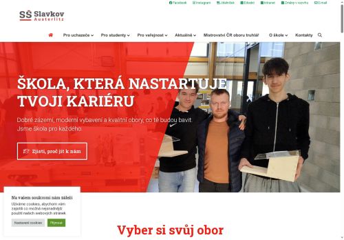 Zobrazit webové stránky Integrovaná střední škola Slavkov u Brna