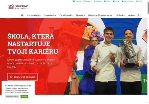 Zobrazit webové stránky Tělocvična Integrované střední školy