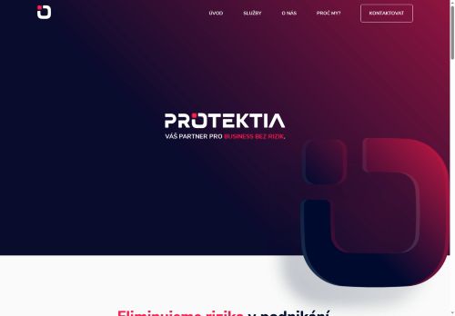 Webové stránky Protektia s.r.o., Břeclav