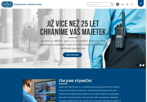 Webové stránky ZBU Czech Republic s.r.o., Jindřichův Hradec