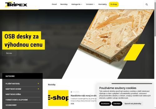 TRIPEX s.r.o. nabízí práci na pozici Manažer / Manažerka prodeje v obci Holešov