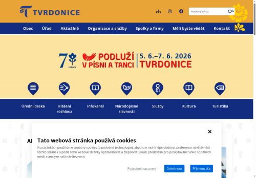 Zobrazit webové stránky Obecní úřad Tvrdonice