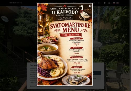 Zobrazit webové stránky Pizzeria u Kalvodu