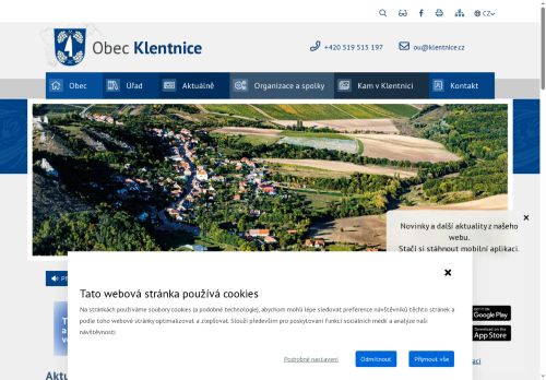 Zobrazit webové stránky Obecní úřad Klentnice