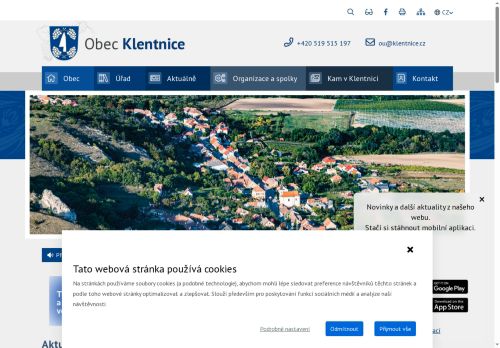 Zobrazit webové stránky Obecní úřad Klentnice