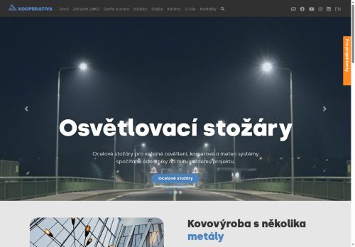 Webové stránky KOOPERATIVA vod družstvo, Uhlířské Janovice