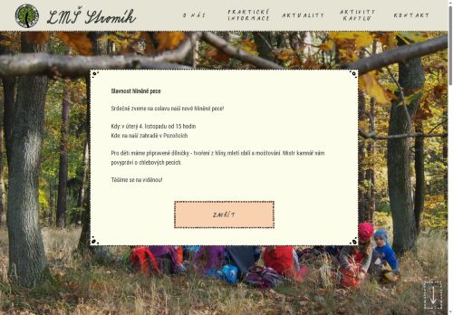 Zobrazit webové stránky Lesní mateřská škola Stromík