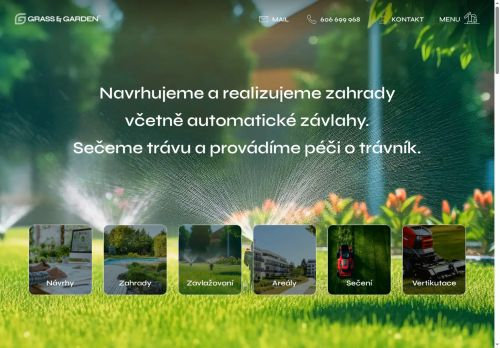 Zobrazit webové stránky Grass & Garden, s.r.o. - Sečení trávy a údržba zeleně