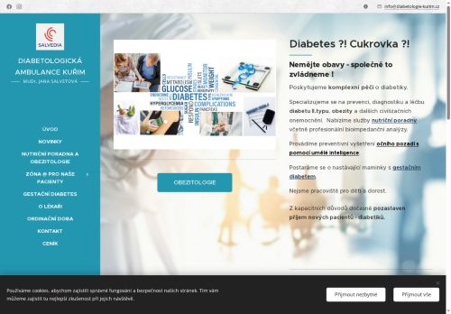 Zobrazit webové stránky diabetologie - MUDr.Jana Salvetová
