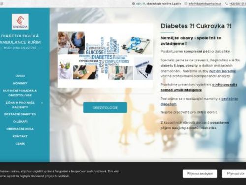 diabetologie, obezitologie - MUDr.Jana Salvetová