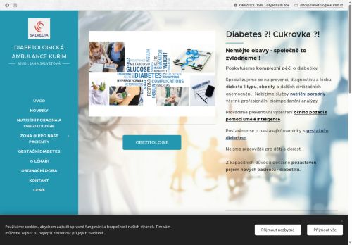 Zobrazit webové stránky diabetologie - MUDr.Jana Salvetová
