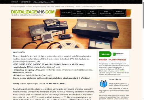 Zobrazit webové stránky DigitalizaceVHS.com