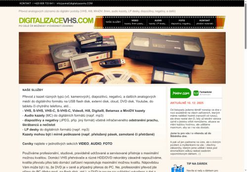 Zobrazit webové stránky DigitalizaceVHS.com