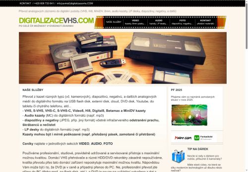 Zobrazit webové stránky DigitalizaceVHS.com