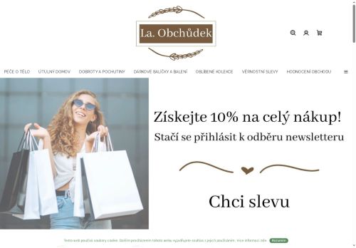 Zobrazit webové stránky La. Obchůdek