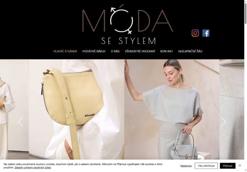 Zobrazit webové stránky Móda se stylem