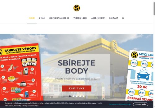 Webové stránky B.C.S. s.r.o., Rosice