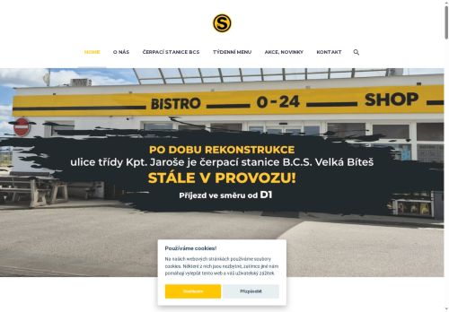 Webové stránky B.C.S. s.r.o., Velká Bíteš