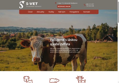 Zobrazit webové stránky S-vet veterinary s.r.o.