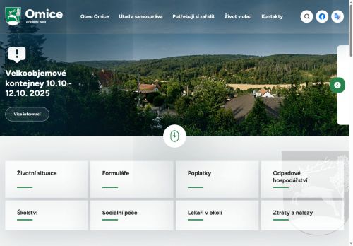 Zobrazit webové stránky Obec Omice