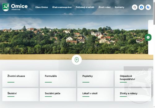 Zobrazit webové stránky Obec Omice