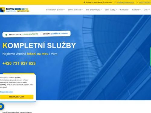 SERVIS OKEN BRNO - žaluzie | sítě proti hmyzu