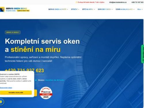 SERVIS OKEN BRNO - žaluzie | sítě proti hmyzu