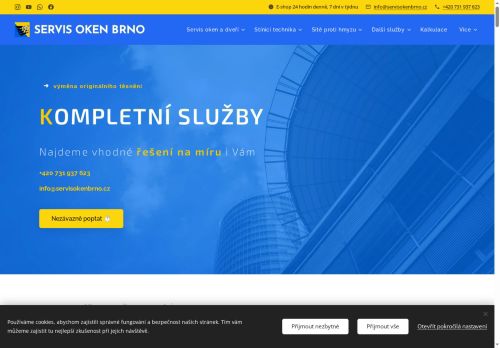 Zobrazit webové stránky SERVIS OKEN BRNO - žaluzie | sítě proti hmyzu