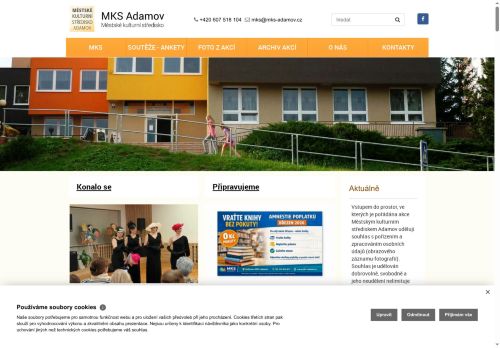 Zobrazit webové stránky Městské kulturní středisko Adamov
