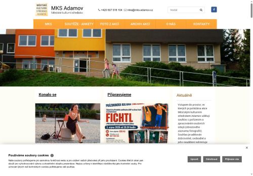 Zobrazit webové stránky Městské kulturní středisko Adamov
