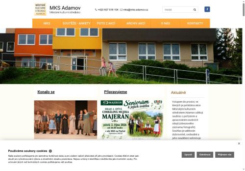 Zobrazit webové stránky Městské kulturní středisko Adamov