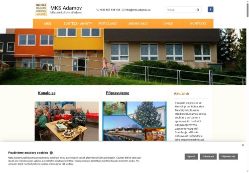 Městské kulturní středisko Adamov nabízí práci na pozici knihovník/knihovnice v obci Adamov