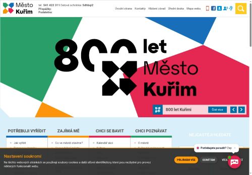 Zobrazit webové stránky Městský úřad Kuřim
