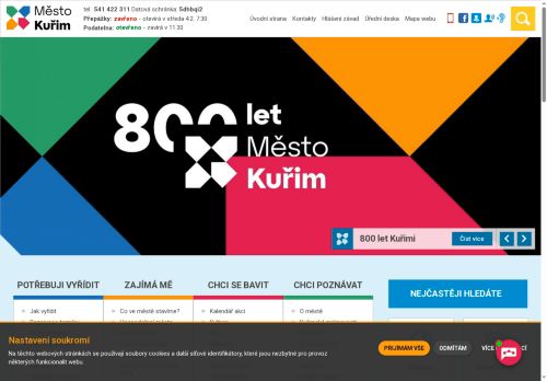 Zobrazit webové stránky Městský úřad Kuřim