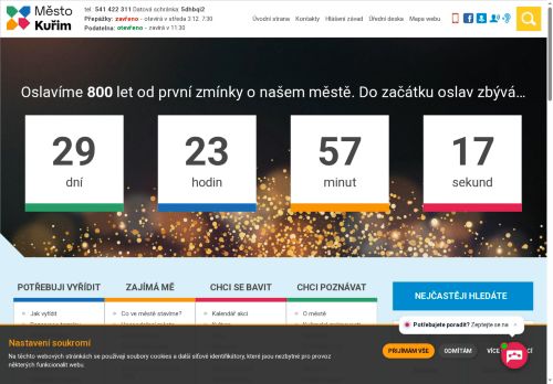 Zobrazit webové stránky Městský úřad Kuřim