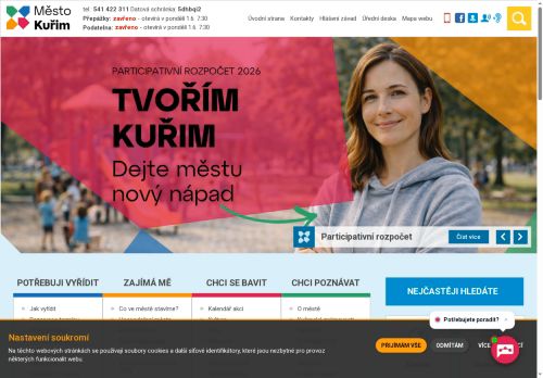 Zobrazit webové stránky Městský úřad Kuřim