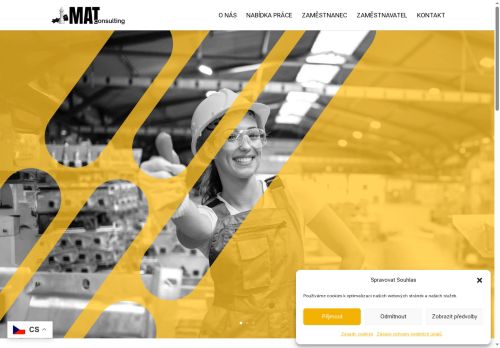 MAT Consulting spol. s r.o. nabízí práci na pozici Skladník/ce, skladový/á operátor/ka v obci Strančice