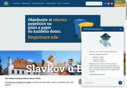 Zobrazit webové stránky Město Slavkov u Brna