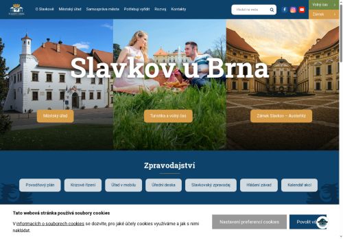 Zobrazit webové stránky Město Slavkov u Brna